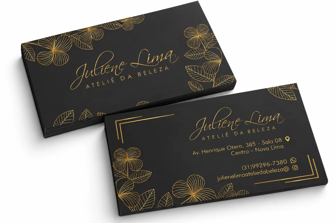 Cartão de visita — Juliene Lima