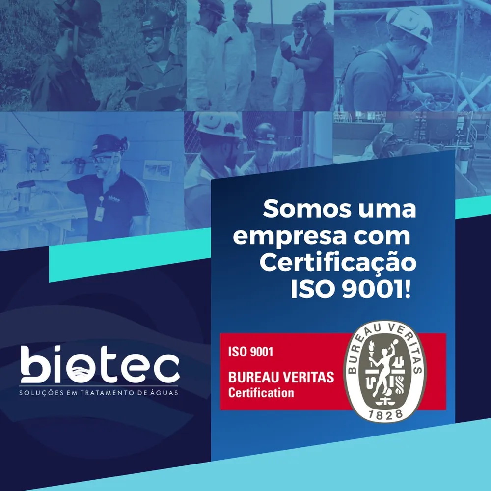 Certificação ISO 9001 — Biotec