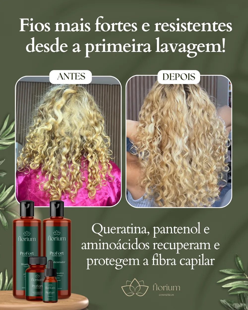 Fios mais fortes e resistentes — Florium