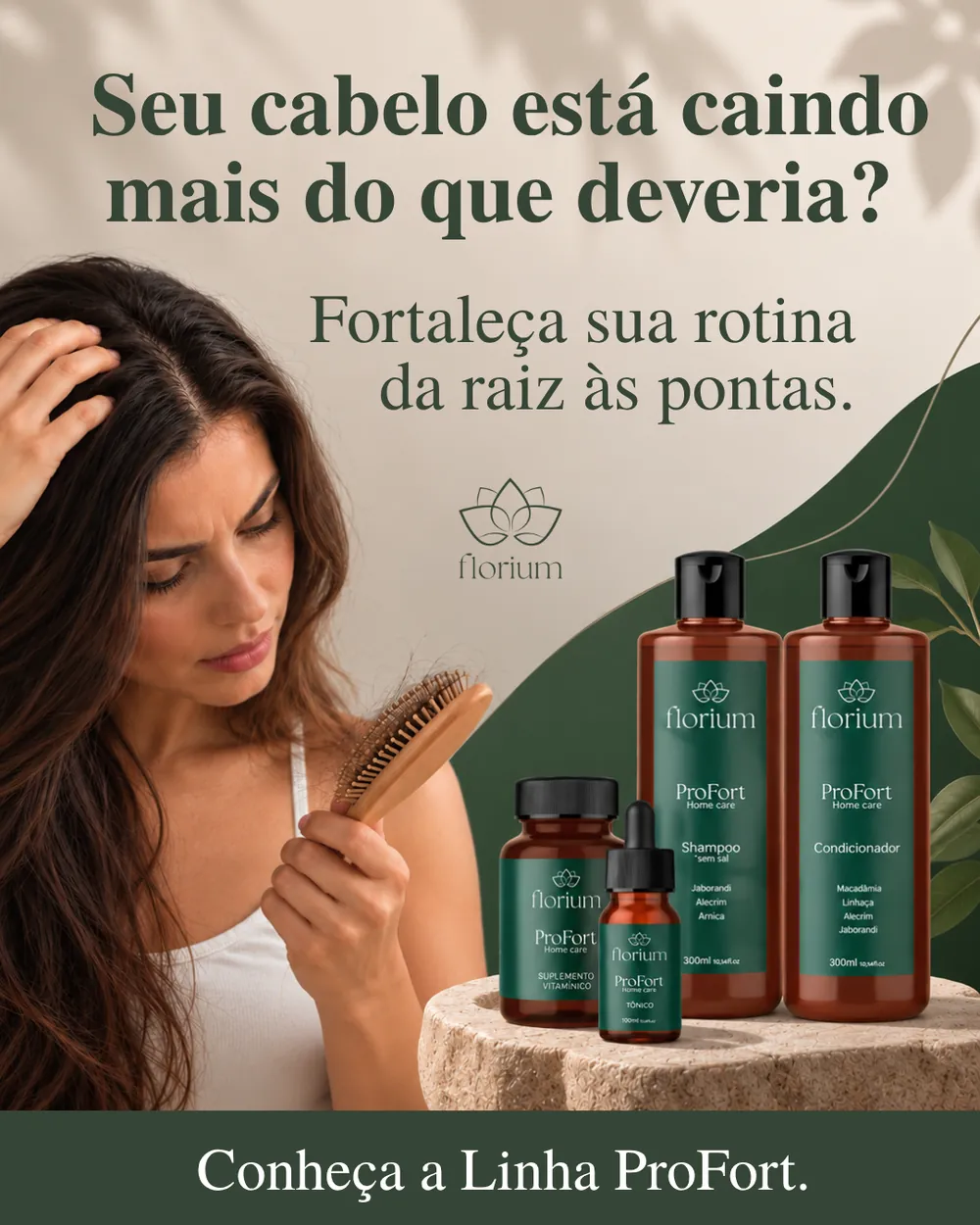 Seu cabelo está caindo? — Florium