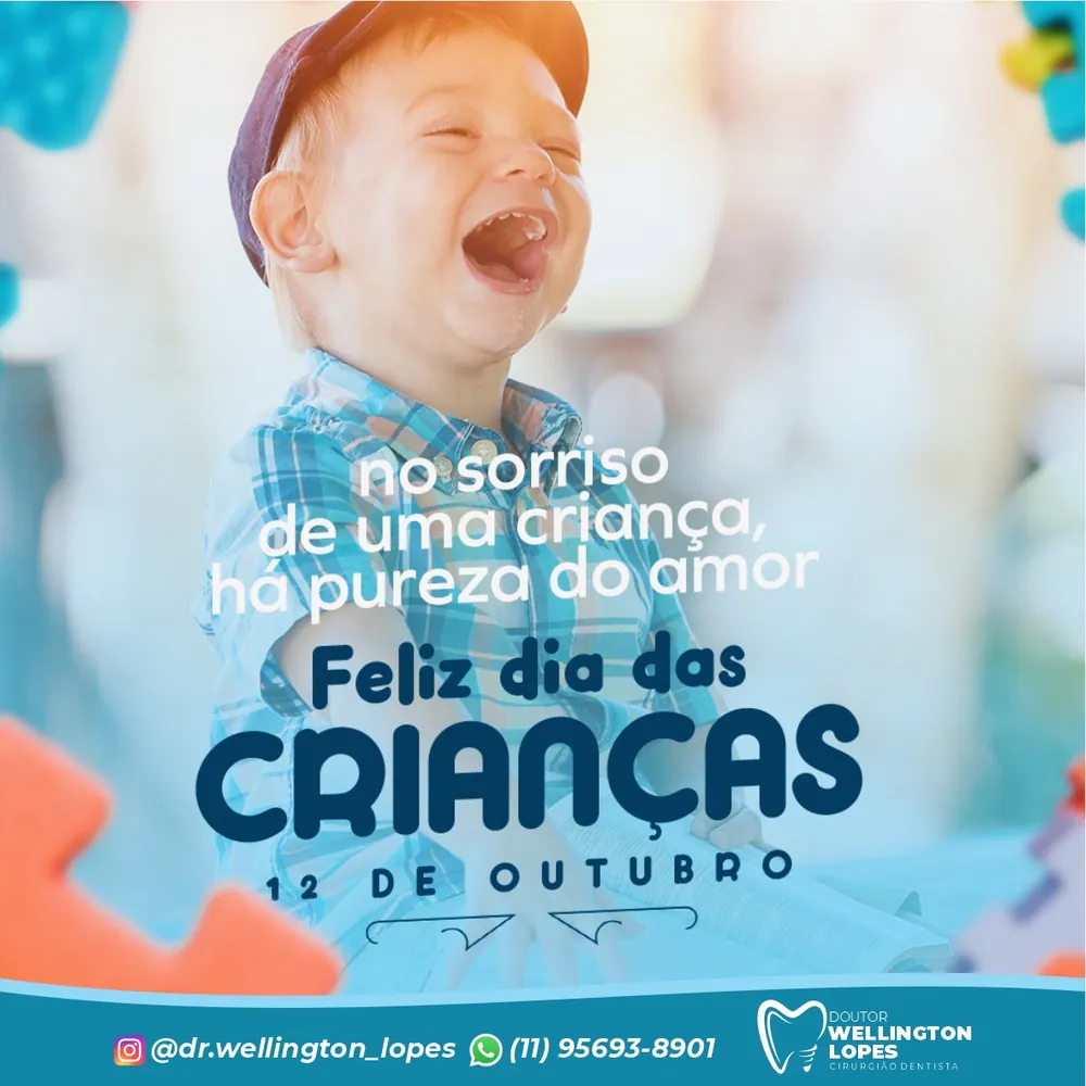 Feliz Dia das Crianças — Mãos de Francisco