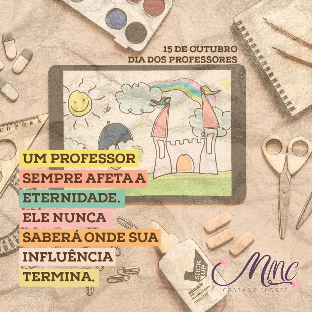 Dia dos Professores — MMC Cestas & Flores