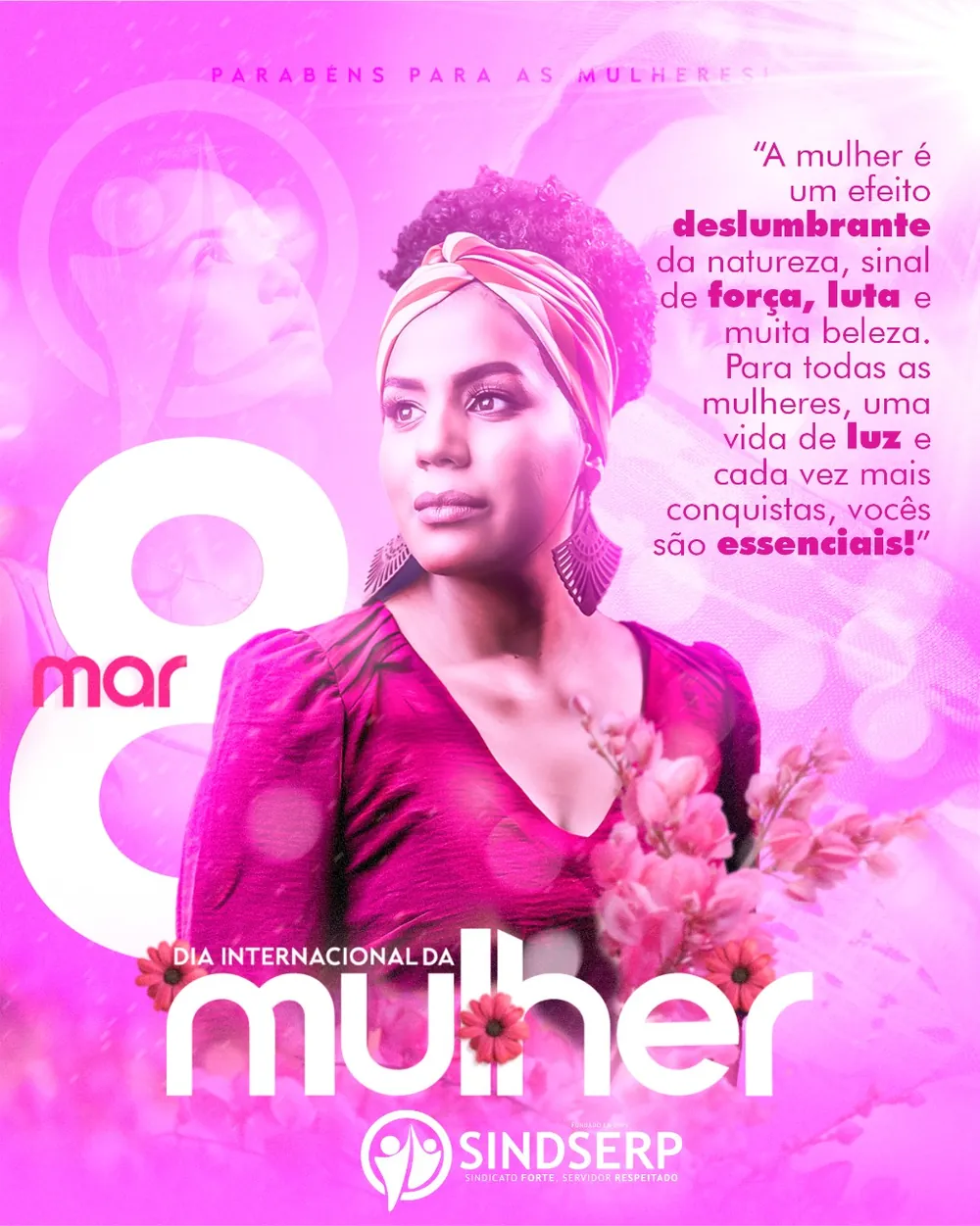 8 de Março, Dia Internacional da Mulher — SINDSERP